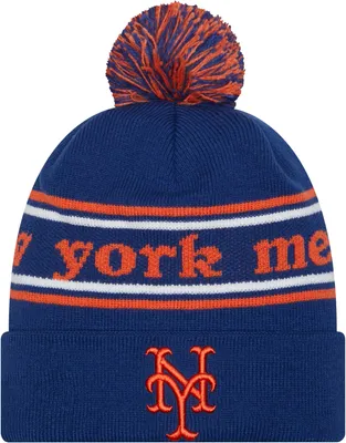 New Era Youth New York Mets Blue Knit Hat