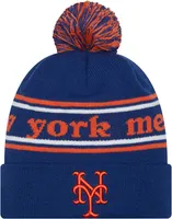 New Era Youth New York Mets Blue Knit Hat