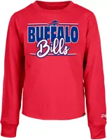 New Era Little Kids' Buffalo Bills Script Red Long Sleeve T-Shirt