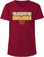 New Era Girls' Washington Commanders Sequins Red T-Shirt