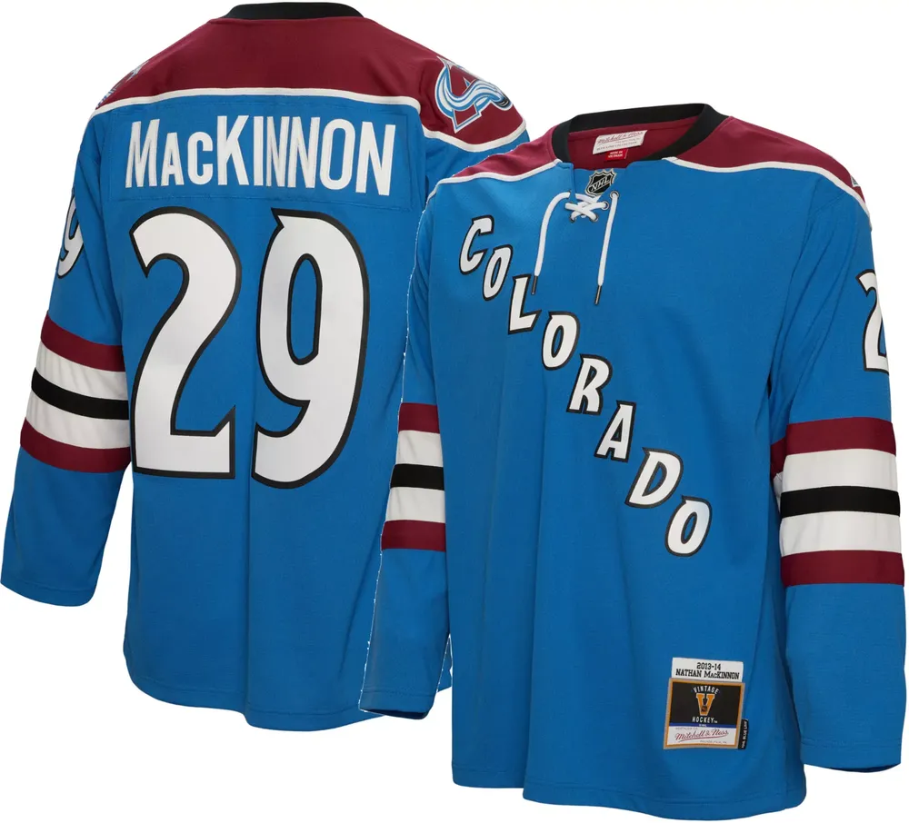 Mitchell & Ness Big Tall Colorado Avalanche Nathan MacKinnon #29 Replica Jersey