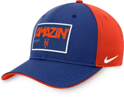 Nike New York Mets Blue Classic Snapback Adjustable Hat