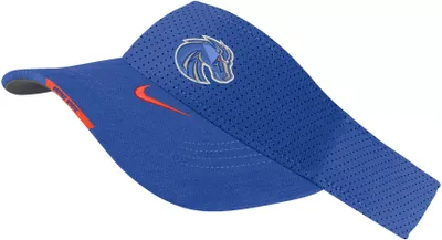 Nike Men's Boise State Broncos Blue Aero Football Sideline Visor