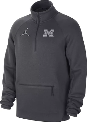 Jordan Adult 2023-24 College Football Playoff Rose Bowl Bound Michigan Wolverines Media Night 1/4 Zip