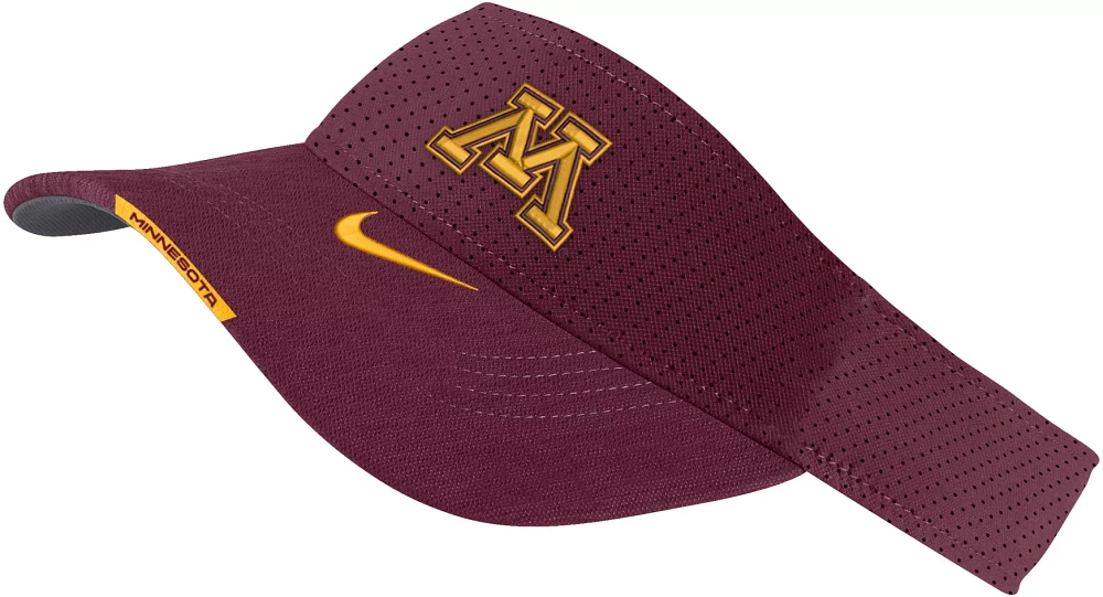 Nike Men's Minnesota Golden Gophers Maroon Aero Football Sideline Visor