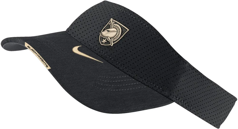 Nike Men's Army West Point Black Knights Army Black Aero Football Sideline Visor