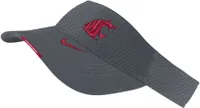 Nike Men's Washington State Cougars Grey Aero Football Sideline Visor