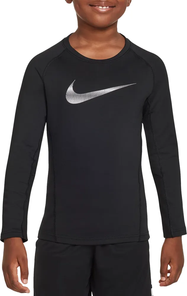 Dick's Sporting Goods Nike Boys' Pro Warm Dri-FIT Long Sleeve