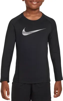 Nike Boys' Pro Warm Dri-FIT Long Sleeve Shirt