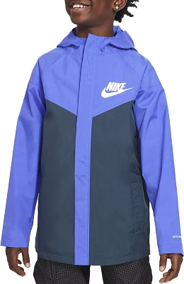 Nike Boys' Storm-FIT Loose Water-Resistant Hooded Jacket