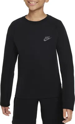 Nike Boys' Sportswear Tech Fleece Crewneck