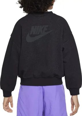 Nike Kids' Sportswear Icon Fleece Oversized Crewneck Sweatshirt