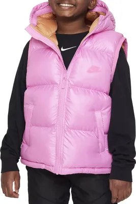 Nike Kids' Sportswear Therma-FIT Repel Heavyweight Synthetic Fill EasyOn Hooded Vest