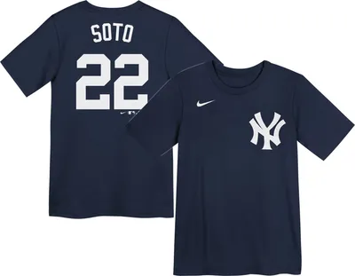 Nike Little Kids' 4-7 New York Yankees Juan Soto #22 Navy T-Shirt