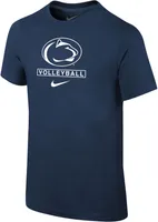 Nike Youth Penn State Nittany Lions Blue Volleyball Core Cotton T-Shirt