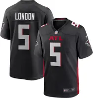 Nike Little Kids' Atlanta Falcons Drake London #5 Black Game Jersey