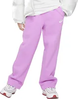 Nike Girls' Club Fleece Wide Leg Pants