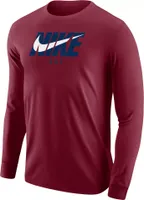 Nike Men's Houston 281 Crimson Long Sleeve T-Shirt