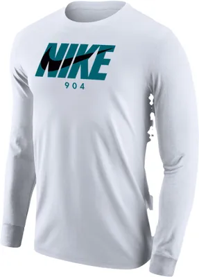 Nike Men's Jacksonville 904 White Long Sleeve T-Shirt