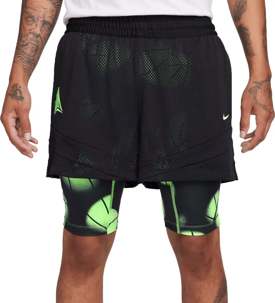 Nike Men's Ja Morant Dri-FIT 2-in-1 4'' Basketball Shorts