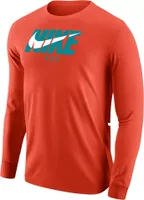 Nike Men's Miami 305 Orange Long Sleeve T-Shirt