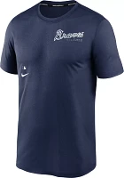 Nike Men's Atlanta Braves Navy Authentic Collection Early Work T-Shirt