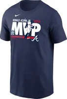 Nike Men's Atlanta Braves Ronald Acuña Jr. Navy MVP T-Shirt