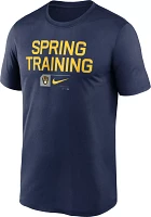 Nike Men's Milwaukee Brewers Navy Spring Training Legend T-Shirt