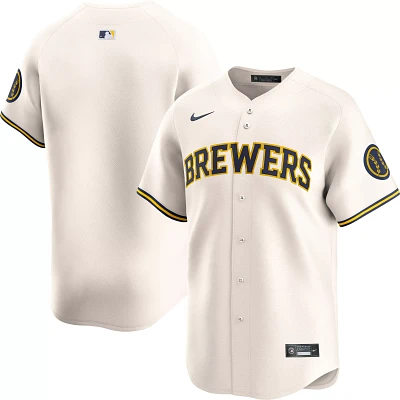 Nike Men's Milwaukee Brewers White Blank Limited Vapor Jersey