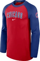 Nike Men's Chicago Cubs Red Authentic Collection Game Crew Neck Sweatshirt