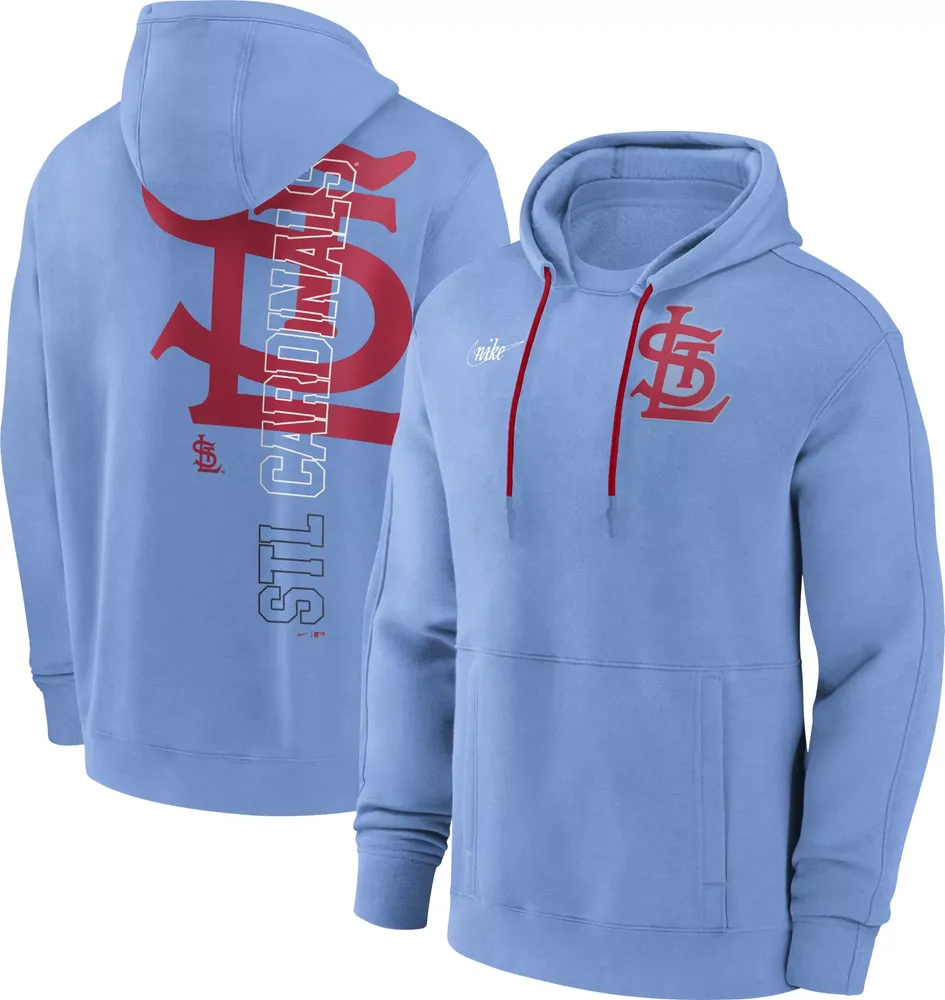 Nike Men's St. Louis Cardinals Blue Cooperstown Logo Pullover Hoodie