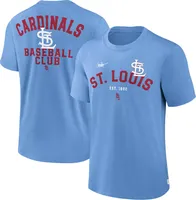 Nike Men's St. Louis Cardinals Blue Cooperstown Rewind T-Shirt