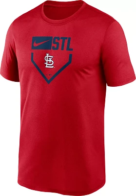 Nike Men's St. Louis Cardinals Red Plate Legend T-Shirt