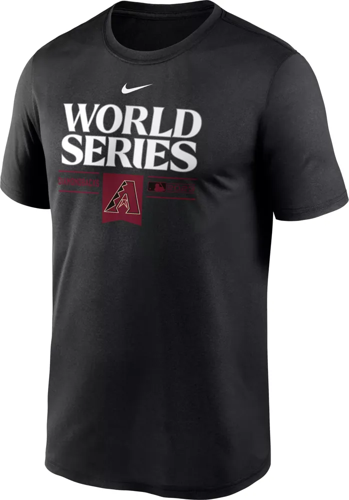 Nike Men's 2023 World Series Bound Arizona Diamondbacks Authentic Collection Dugout T-Shirt