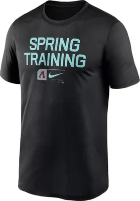Nike Men's Arizona Diamondbacks Black Spring Training Legend T-Shirt