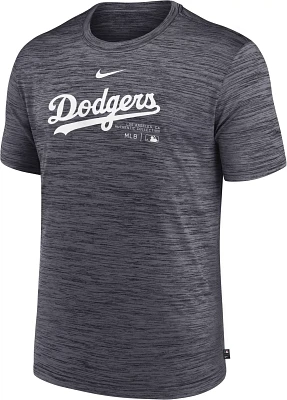 Nike Men's Los Angeles Dodgers Black Authentic Collection Velocity T-Shirt