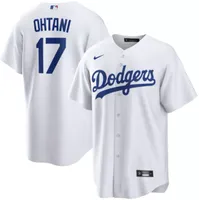 Nike Men's Los Angeles Dodgers Shohei Ohtani #17 White Cool Base Jersey