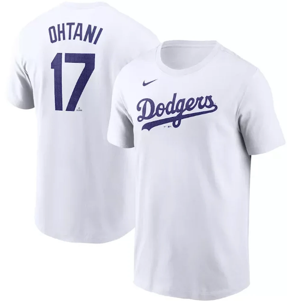 Nike Men's Los Angeles Dodgers Shohei Ohtani #17 White Home T-Shirt