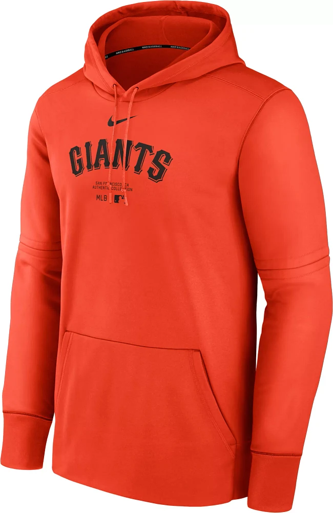 Nike Men's San Francisco Giants Orange Authentic Collection Hoodie