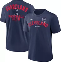 Nike Men's Cleveland Guardians Navy Statement T-Shirt