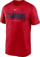 Nike Men's Cleveland Guardians Red Knock Legend T-Shirt