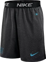 Nike Men's Miami Marlins Black Authentic Collection Knit Shorts