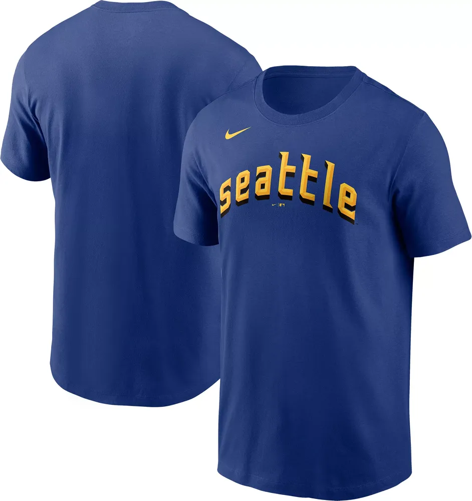 Nike Men's Seattle Mariners 2023 City Connect Wordmark T-Shirt