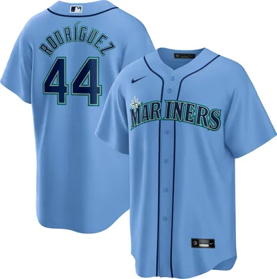 Nike Men's Seattle Mariners Julio Rodríguez #44 Blue Alternate Cool Base Jersey