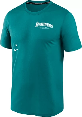 Nike Men's Seattle Mariners Navy Authentic Collection Mardi Gras Early Work T-Shirt