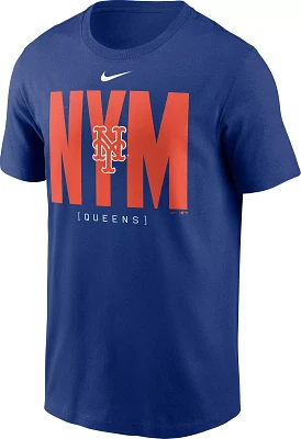 Nike Men's New York Mets Blue Scoreboard T-Shirt