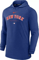 Nike Men's New York Mets Royal Authentic Collection Dri-FIT Hoodie