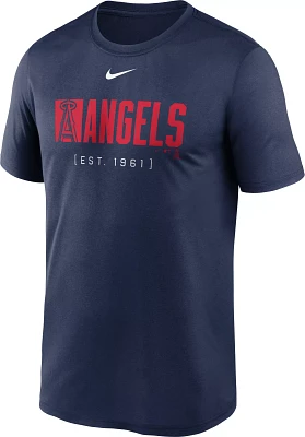 Nike Men's Los Angeles Angels Navy Knock Legend T-Shirt