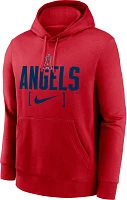 Nike Men's Los Angeles Angels Red Slack Club Fleece Hoodie