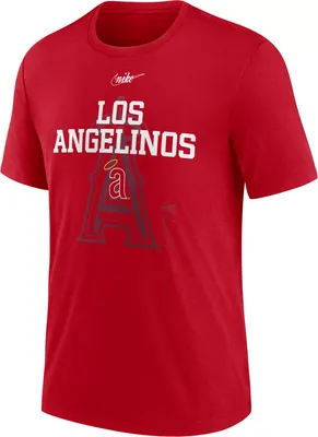 Nike Men's Los Angeles Angels Red Cooperstown Rewind T-Shirt